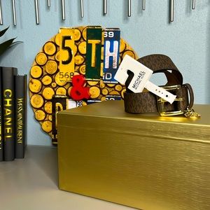 Michael Kors MK Logo Belt